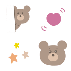 Cute,easy to use bear Emoji2.