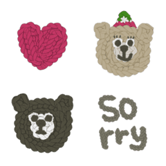 knitting cute Emoji