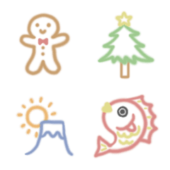 Adult girls simple winter Emoji