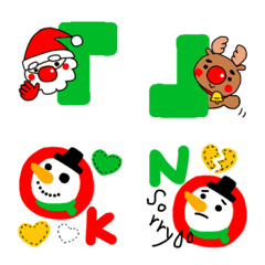 冬絵文字⑤★クリスマス