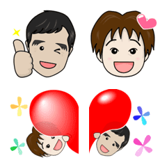 YOSSAN's Grandpa&Grandma emoji