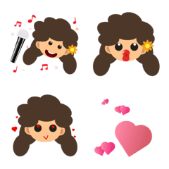 Singing Girl Emoji