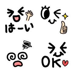 Facial expression face emoji