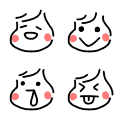Simple face emoji .