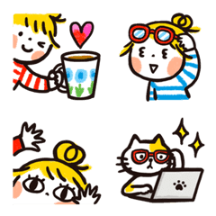 Good friends Work Emoji 3(tw)