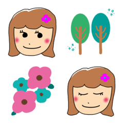 Manna-chan's Scandinavian style emoji