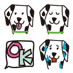 Dalmatian simple  emoji