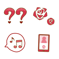 red emoji cute