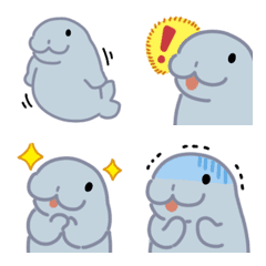 Cute dugong emoji 3