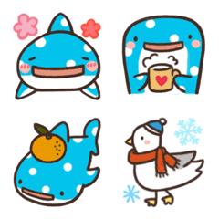 Emoji of "Jinbei"(winter version)