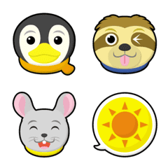 round face animal emoji part 4