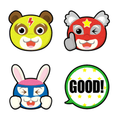 animal pro wrestling maskman emoji