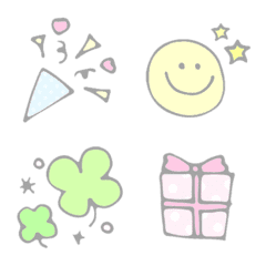 -pastel simple Emoji-