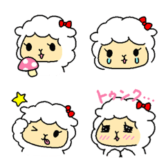Fluffy Sheep Emoji