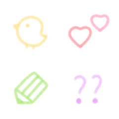 Crayon useful simple emoji