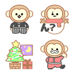 Loose monkey Emoji2(winter)
