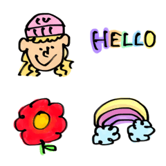 colorful draw Emoji