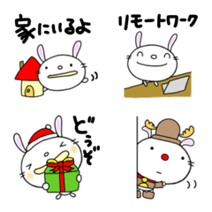 yuko's rabbit Emoji( winter version )new