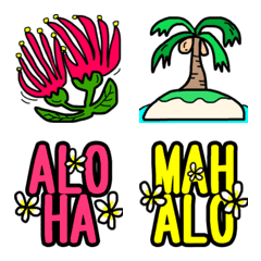 Hawaiian  style Emoji4
