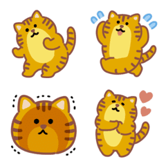 Cute Bengal cat emoji 3
