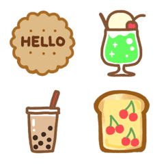 Cafe motif emoji