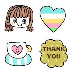 Various emoji 966 adult cute simple