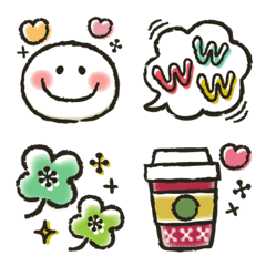 Winter daily life Smile Emoji