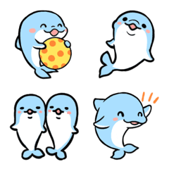 Cute! dolphin emoji