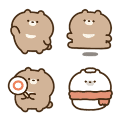 Cheerful bear emoji