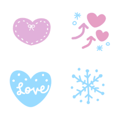 Winter version cute emoji 2020