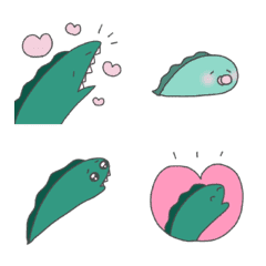Cute moray eel Emoji 2