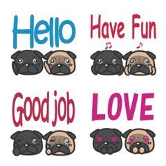 Pug English emoji