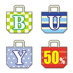 colorful shopping bag emoji