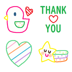 Various emoji 980 adult cute simple