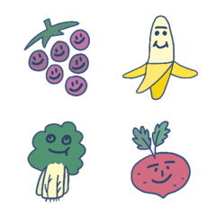 Everything has Emojis: Fruits & Veggies