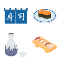 Japanese Sushi Emojis