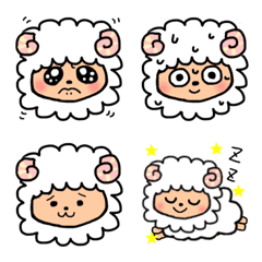 Sheep with moist eyes