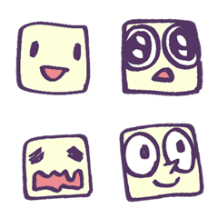 simple square emoji