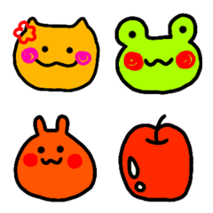 Can be used in various ways! Cute emoji