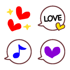 All 5 color Emoji