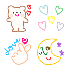Various emoji 995 adult cute simple