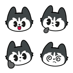 Cute Siberian Husky Emoji