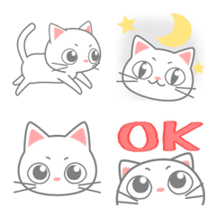 White cat emoji. Let's use it.