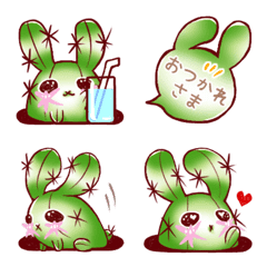 Cactus rabbit USABOsan Emoji 2