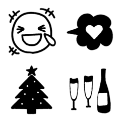 Simple winter emoji