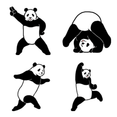 擺姿勢熊貓表情符號1