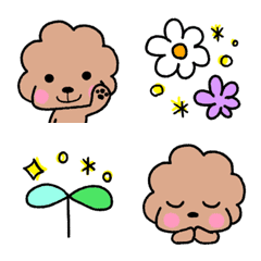 toy poodle vivi emoji 2
