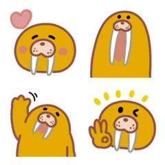 Cute walrus emoji 3