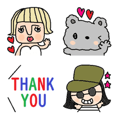 Various emoji 1006 adult cute simple