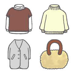 Autumn and winter fashion Emoji